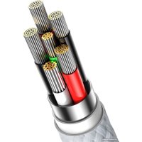 Кабель Baseus Glimmer Series Fast Charging Data Cable 100W USB Type-A - Type-C (2 м, белый)