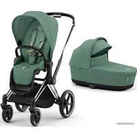 Универсальная коляска Cybex Priam IV (2 в 1, leaf green/chrome black)