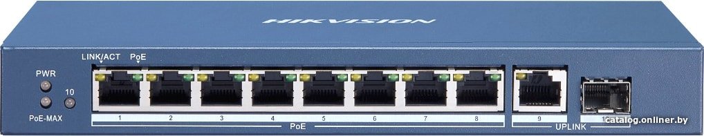 Неуправляемый коммутатор Hikvision DS-3E0510P-E/M