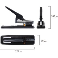 Настольный степлер Staff №24/6-23/15 272736 (черный)