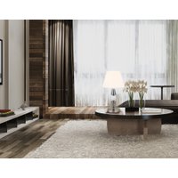 Настольная лампа Ambrella LH75262 SN/FR (сатин никель/белый матовый)