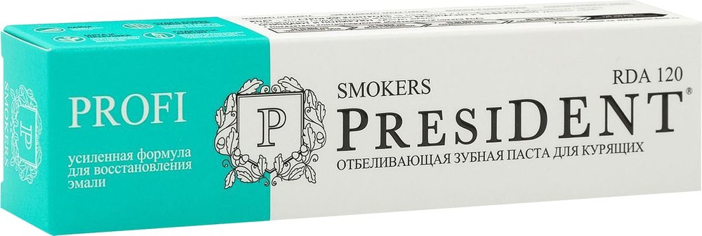 

Зубная паста PresiDent Smokers 50 мл