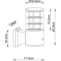 Уличный настенный светильник Arte Lamp Tokyo A5316AL-1BK