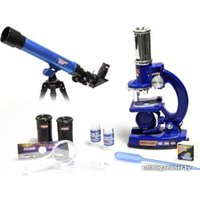 Детский микроскоп, телескоп Eastcolight MP-450 + телескоп 11338