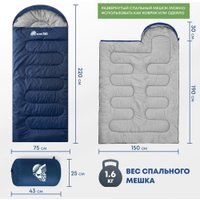 Спальный мешок RSP Outdoors Sleep 350 R (синий, 220x75см, молния справа)