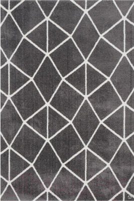 

Ковер для жилой комнаты Sintelon Creative 49GWG 1K 160x230 (рисунок/серый)