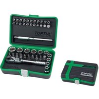 Набор трещотка с головками и битами Toptul GADW4501 (45 предметов)