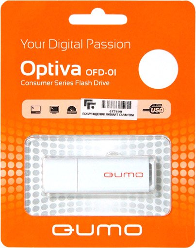 

USB Flash QUMO Optiva 01 64Gb White