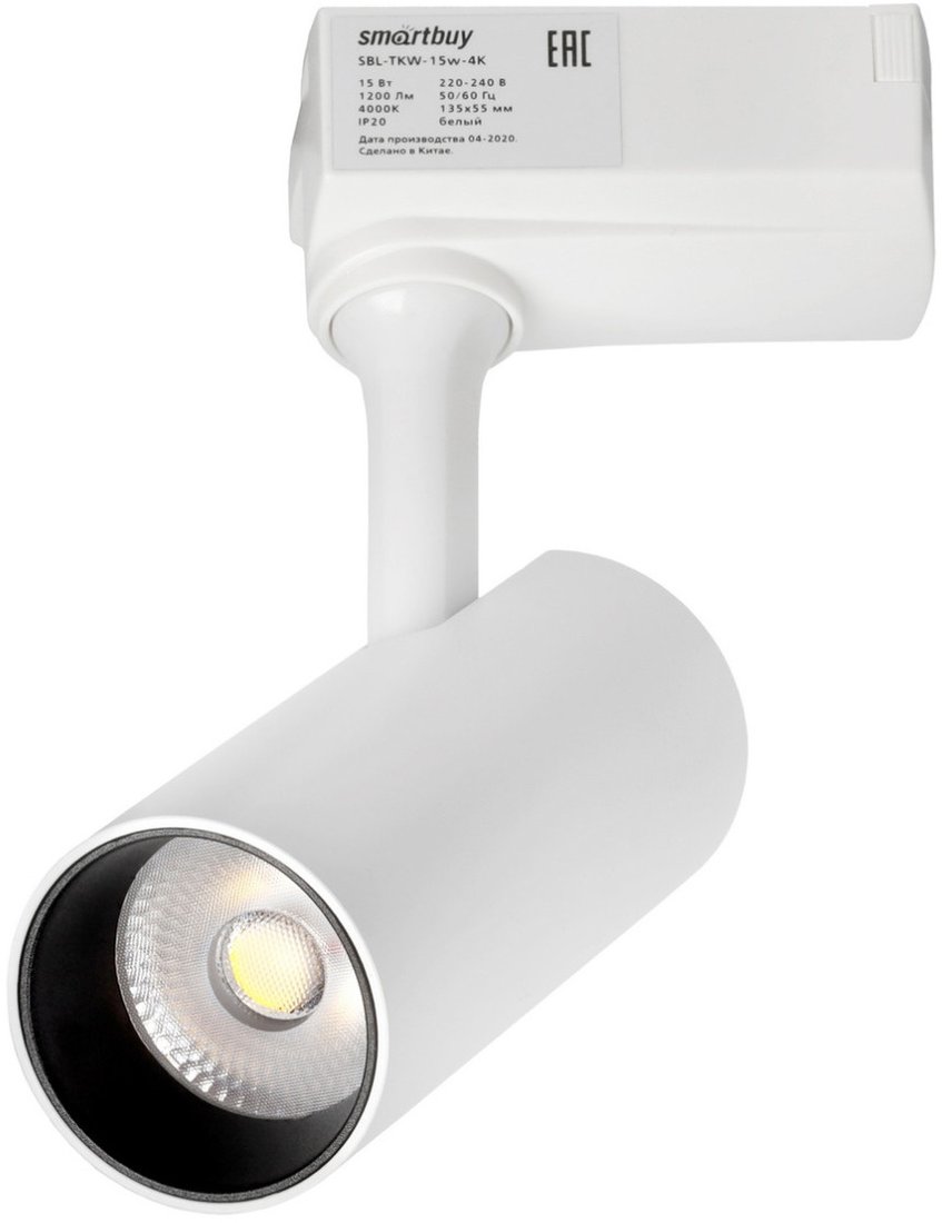 

Трековый светильник SmartBuy SBL-TKW-15w-4K