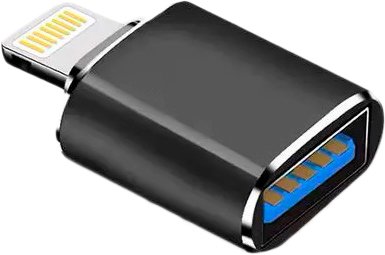 

Адаптер USBTOP Lightning - USB3.0 (черный)
