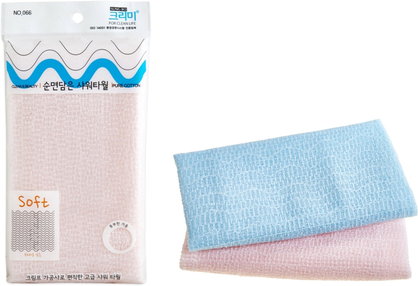 

Мочалка Sungbo Cleamy Clean&Beauty Bubble Shower Towel (28x100)