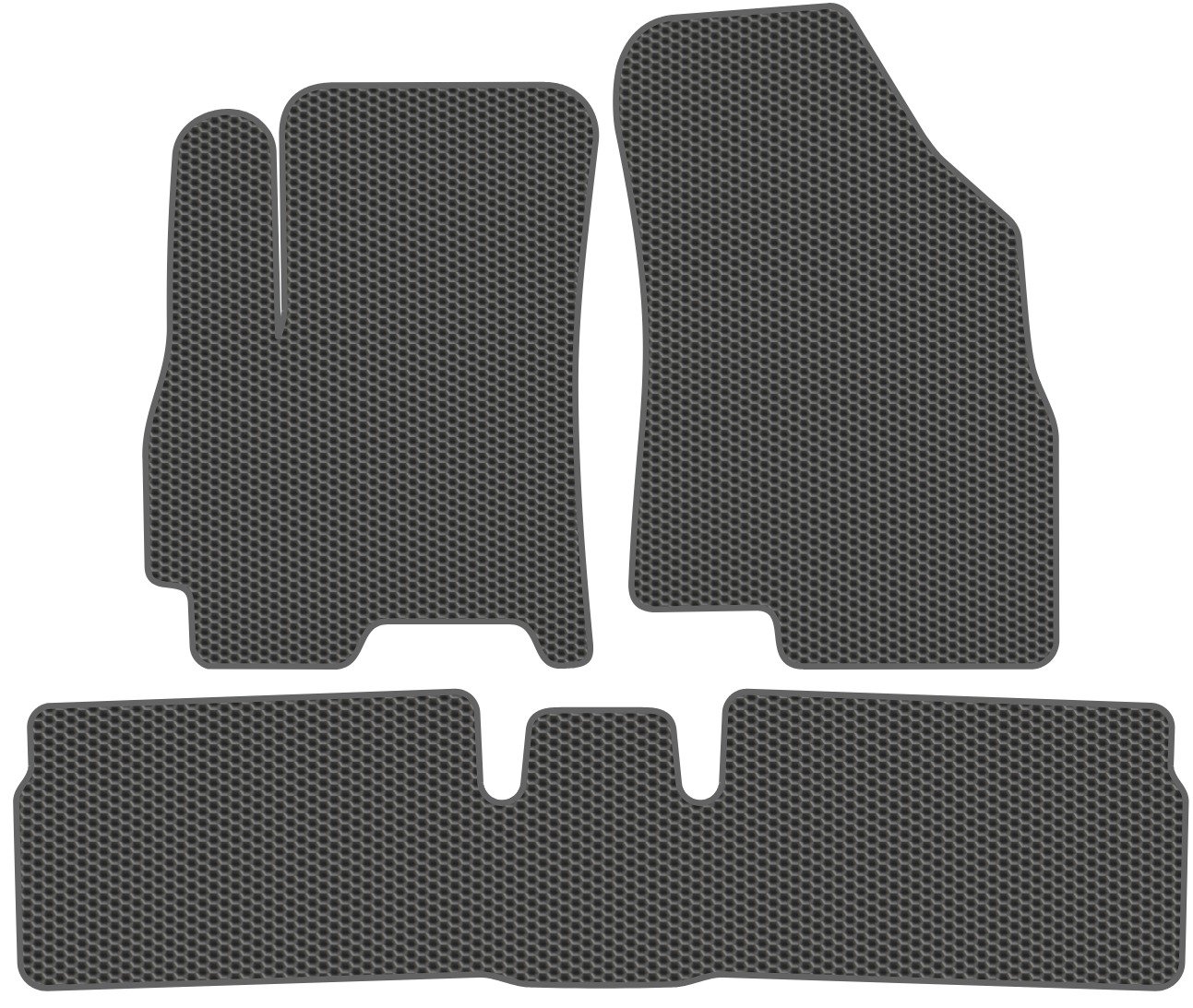 

Комплект ковриков для авто Alicosta Chery Tiggo 4 I (suv) 2017 - Н.В. задний цельный (серый)