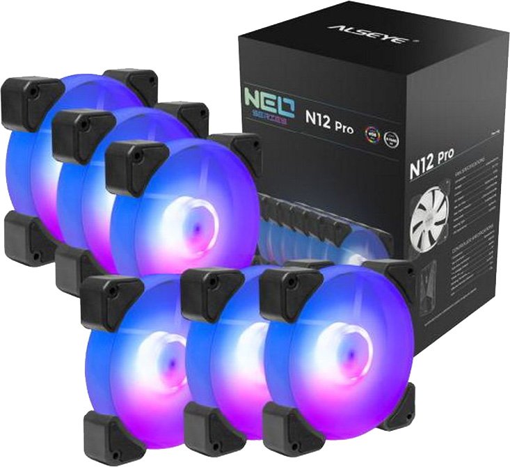 Комплект вентиляторов для корпуса с контроллером ALSEYE N12 Pro Kit