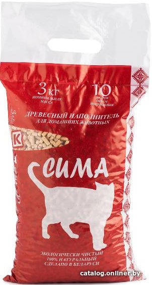 Наполнитель для туалета Калиником Сима 3 кг