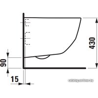 Унитаз подвесной Laufen Pro [820965] (без сиденья)