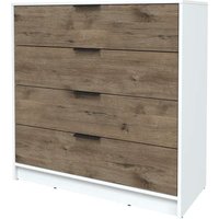 Комод Интерлиния Концепт КТ-К100 (дуб веллингтон/белый платинум)