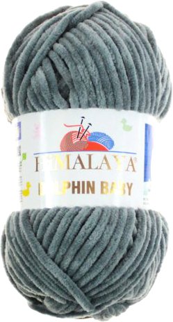 

Пряжа для вязания Himalaya Dolphin Baby 80369 (серый-маренго)