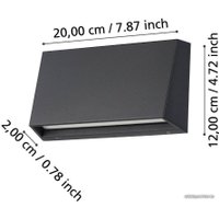 Уличный настенный светильник Eglo Spongano 900887