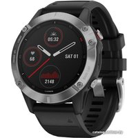 Умные часы Garmin Fenix 6 (серебристый/черный)