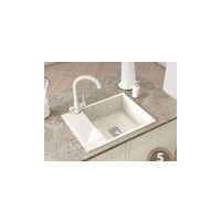 Кухонная мойка Polygran Blade 660 (белый хлопок)