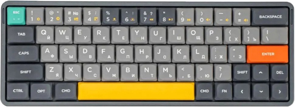 

Клавиатура NuPhy Air60 Twilight (Gateron Low-profile Brown 2.0)