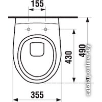 Унитаз подвесной Jika Lyra Compact с крышкой [8.2137.2.000.000.1 + 8.9337.0.300.063.9]