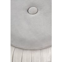 Пуфик Halmar Aladin (светло-серый/серебристый)