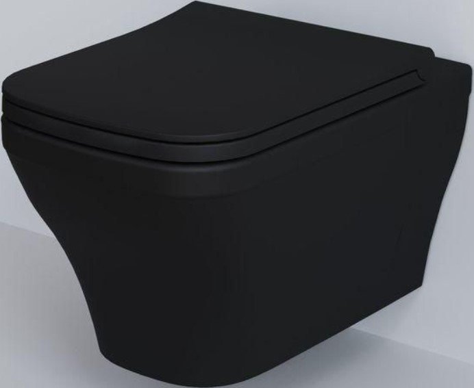 

Унитаз подвесной Ambassador Benefit 203T20201R (черный матовый) (без сиденья)