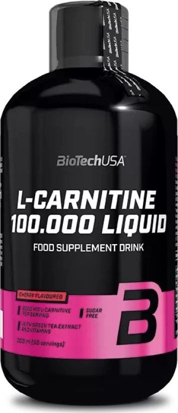 L-карнитин BioTech USA L-Carnitine Liquid 100.000 (500 мл, яблоко)