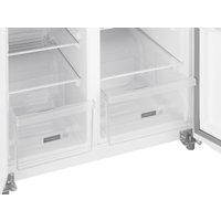 Холодильник side by side Weissgauff WSBS 500 Inverter NoFrost White Rock Glass