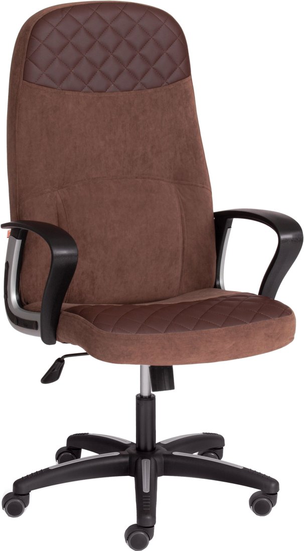 

Офисное кресло TetChair Advance (флок/кож/зам, коричневый)