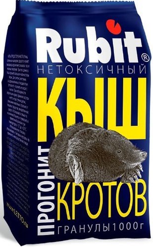Гранулы от вредителей Рости Rubit КЫШ от кротов гранулы 1 кг