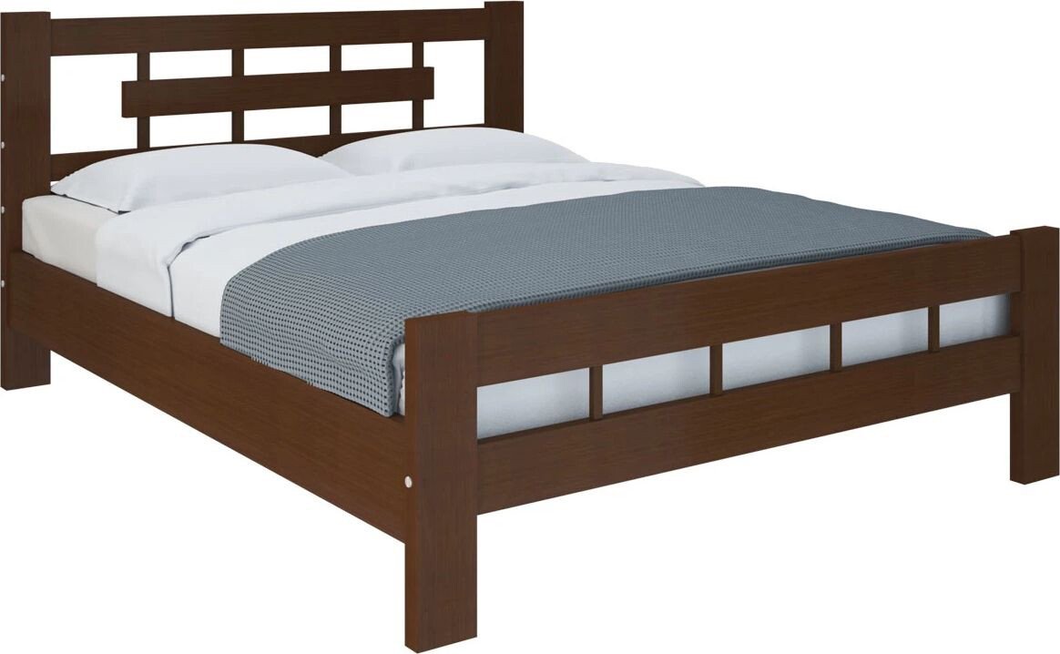 

Кровать Боринское Мебель Сакура 160x200 (орех)