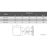 Осевой вентилятор Electrolux Argentum EAFA-120T (таймер)