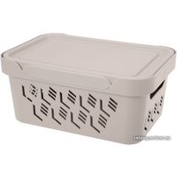 Ящик для хранения Econova Deluxe 4.6 л 433205534 (светло-бежевый)