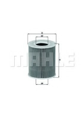 

Масляный фильтр Mahle Knecht OX203D