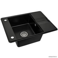 Кухонная мойка Aquasanita Bella SQB102AW (black metallic 601)