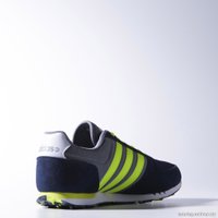 Кроссовки Adidas Neo City Racer синий-желтый (F97876)