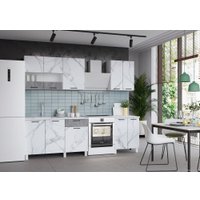 Готовая кухня Горизонт Trend 1900 (мрамор арктик/бетон грей) в Гомеле