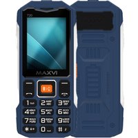 Кнопочный телефон Maxvi T20 (синий)