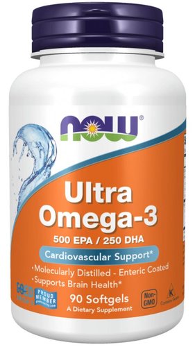 Витамины, минералы Now Foods Ultra Omega-3 75% (90 капсул)