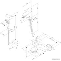 Комплект смесителей AM.PM X-Joy S F40985B00