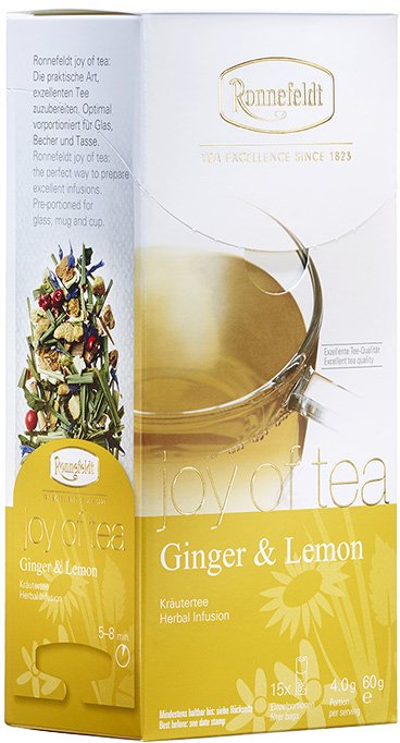 

Травяной чай Ronnefeldt Joy Of Tea Ginger&Lemon 15 шт
