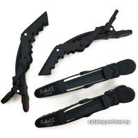 Зажим для волос Flawle Rubberized 1.302.01 (черный)