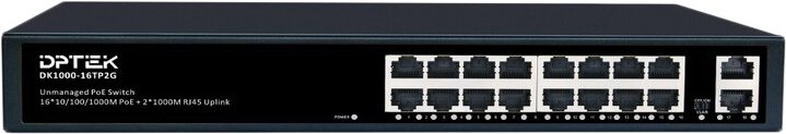 

Неуправляемый коммутатор DPTEK DK1000-16TP2G