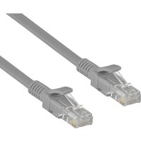 Кабель ExeGate UTP-RJ45-RJ45-5e-1M-GY (1 м, серый)