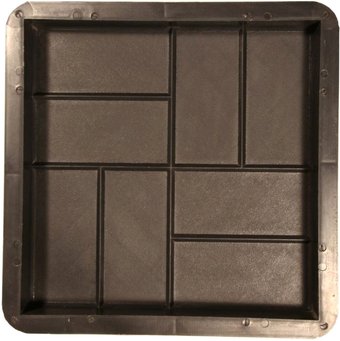 Форма для садовой плитки Стандартпарк Плита тротуарная 8 кирпичей ф13004