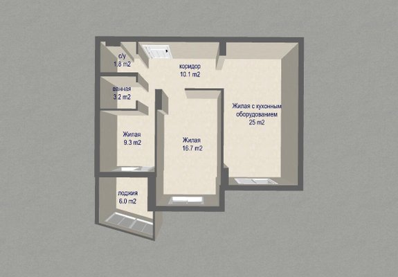 3-комн. квартира — Минск, Минина ул. 6