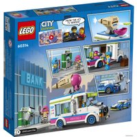 Конструктор LEGO City 60314 Погоня полиции за грузовиком с мороженым