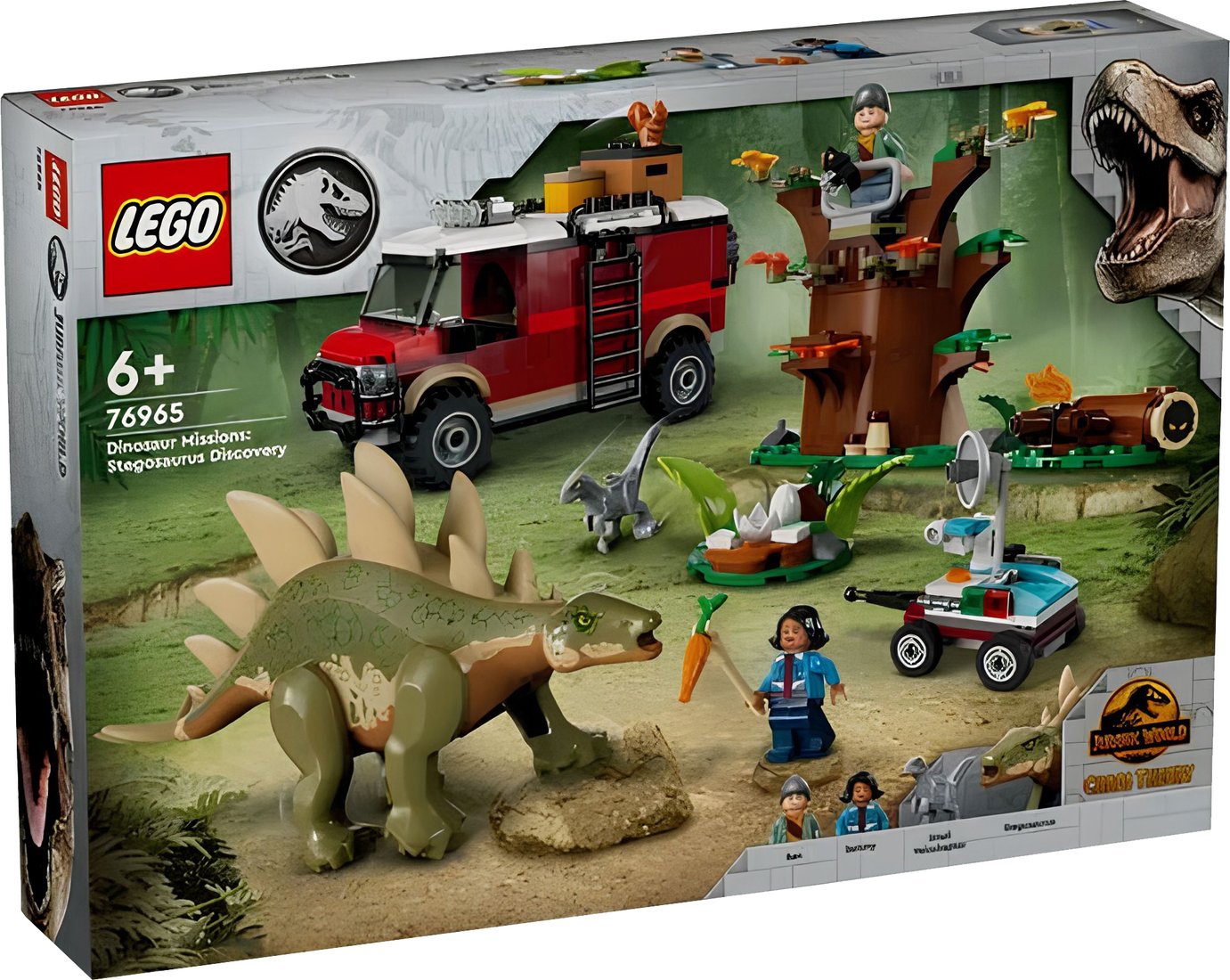 

Конструктор LEGO Jurassic World 76965 Миссии по изучению динозавров: открытие Стегозавра